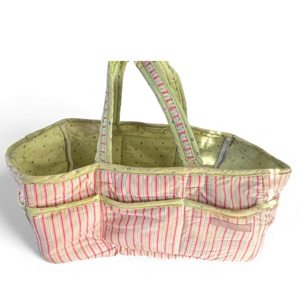 Baby Diaper Caddy - Large Organizer Tote Bag for Infant Boy or Girl Baby Shower